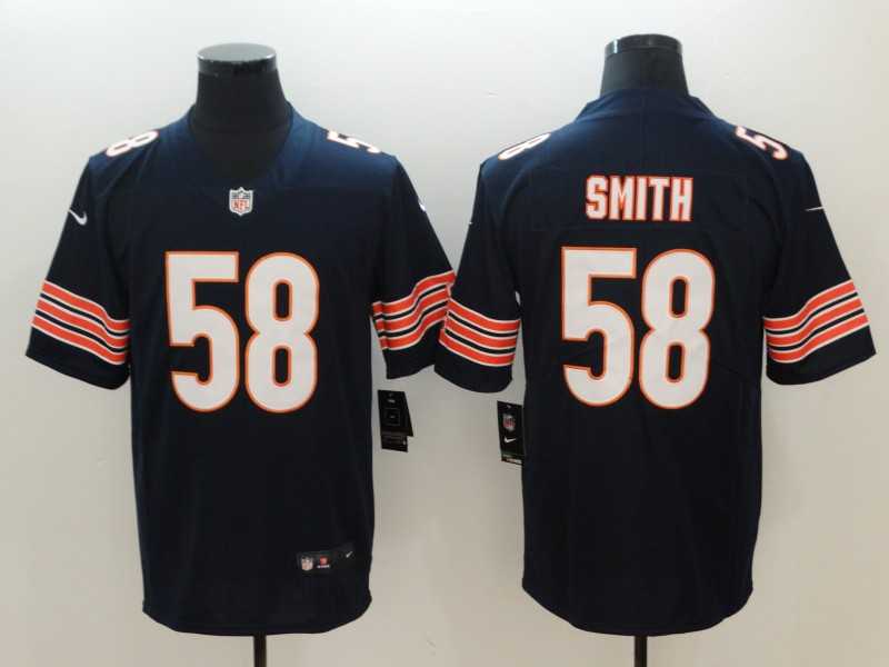Nike Bears 58 Roquan Smith Navy Vapor Untouchable Limited Jersey,We sell and wholesale Nike Bears 58 Roquan Smith Navy Vapor Untouchable Limited Jersey on line form chian!